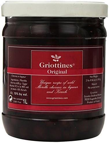 Morello Cherries in Liqueur and Kirsch Unique recipe Griottines from France