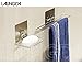LAUNGDA Soap Dish Adhesive Soap Holder Wall Mounted Chrome Soap Dish Holder for Shower/Bathroom/Kitchen/Tile