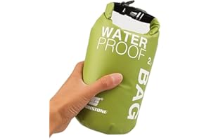 waterproof dry bags, green, outdoor sports gear, multiple pack