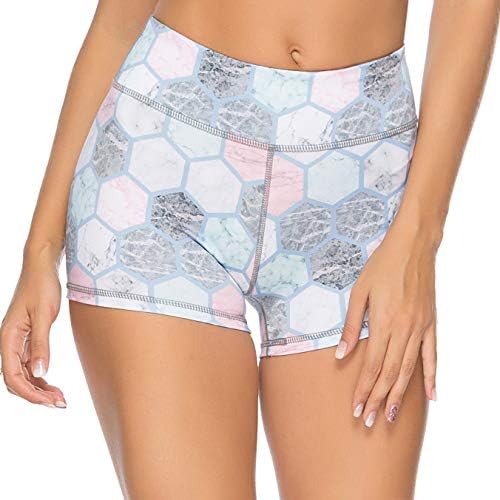 SOUTEAM Women High Wasit Shorts Stretchy Shaping Yoga Pants