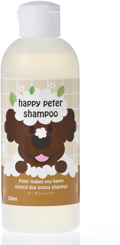 Amazon ハッピーピーター 犬用 低刺激 オーガニック ホホバとティーツリーのシャンプー 子犬から使えて プロのトリマーさんも愛用 250ml ハッピーピーター ペット用品 通販
