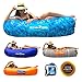 Boha Inflatable Lounger Bag Air Sofa Lounge Hammock and Pool Float, Perfect for Hiking Camping Beach Hangout Music Festivals Pool Parties, The Most Comfortable Air Lounger! (Camo Blue)