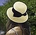 D Diana Dickson Women's Classic Summer Beach Sun Straw Bucket Hat w/Bow