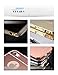 For Apple iPhone 5 5s SE Case, FLOVEME [Slim Fit] [Metal Aluminum Bumper] Premium Ultra Thin Luxury Make Up Mirror with Electroplate Frame No Slip Hard Back Holder Cover - Rose Gold