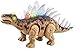 Toysery Walking Dinosaur with Flashing And Sounds Dinosaur Toys For Kids, Battery Operated Stegosaurus, Colors may vary