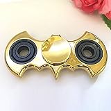 Fidget Spinner, ADHD Anxiety Autism Stress Reducer Fidget Hand Five Quinary Spinner EDC Toy (Gold, A)