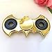 Fidget Spinner, ADHD Anxiety Autism Stress Reducer Fidget Hand Five Quinary Spinner EDC Toy (Gold, A)
