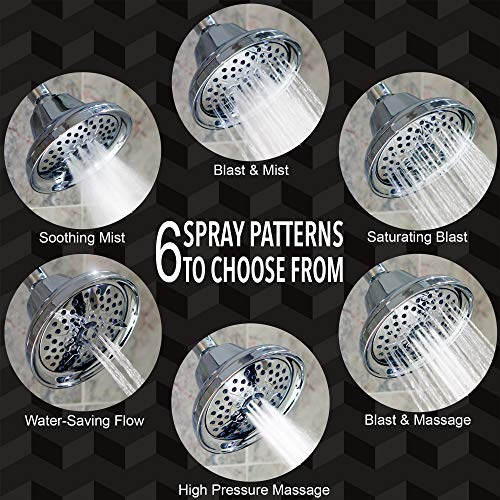 Massaging Shower Head High Pressure Massage Rain Showerhead With