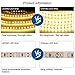 LEDMO SMD2835 LED Strip Light, 16.4Ft Waterproof IP65, Warm White 3000K 300LEDs,DC12V, 15LM/LED CRI80, 3 times brightness than SMD3528 LED Light Strip, LED Strip Light