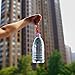 Portable Silicone Water Bottle Buckle, 10PCS Bottle Convenient Carrying Clip Hook Holder with D-Ring Hook for Camping Hiking Traveling with Emergency Aluminum Whistle by DomeStar