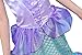 Newland Girl's Kids Little Mermaid Princess Party Dress Costume (120CM(5-6Y)-Size L)