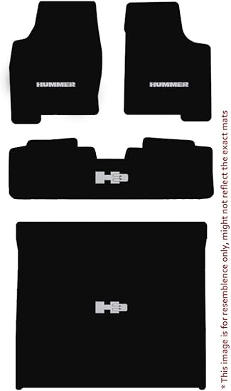 Amazon Com Lloyd Mats Classic Loop Black 4pc Floor Mats For