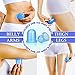 Elmatory Upgraded Medical grade silicone Anti Cellulite Vacuum Cup 2pcs Cupping Therapy Set Body Massage cups - 2 sizes cups (1 large + 1 medium)