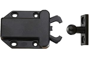 ENBAR Push Latch Rebound self-Locking Device, with Automatic pop-up Function Cabinet Lock, Wardrobe Lock, Cabinet Lock, Modern Home Lock, Hidden Lock, Household Lock（2 Packs）