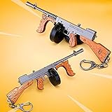 mankecheng Games Metal 1/6 Metal Thomson Tommy Gun Model Action Figure Arts Toys Collection Keychain Gift
