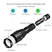 Super Bright Tactical Led Flashlight, SHIGOO Single Mode 1000 Lumen Zoomable Led Flashlight Torch, 1 Mode Adjustable Foucs Waterproof Torch Lamp for General Household (White Light)