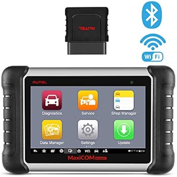 Autel MaxiCOM MK808BT Diagnostic Scan Tool with All System Diagnosis and 21 Services, IMMO, Oil Reset, EPB, BMS, SAS, DPF, ABS Bleed, Upgraded Ver. of MK808 (MaxiCheck Pro + MD808 Pro)