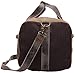 Iblue Waxed Canvas Weekender Bag Leather Travel Duffel Shoulder Tote Large #B007