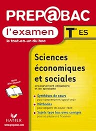 Sciences économiques et sociales, tle ES
