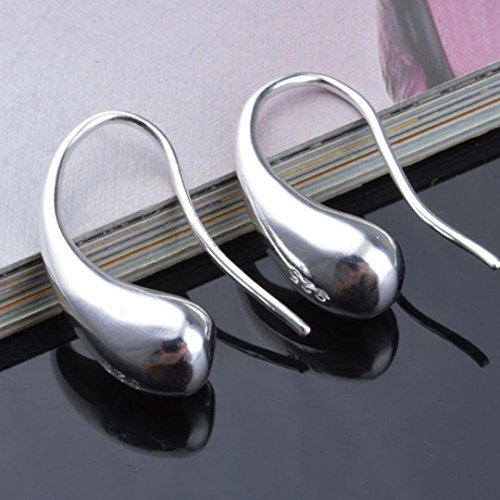 image for Auwer Clearance Elegant 100% 925 Sterling Silver Earrings for Women wi