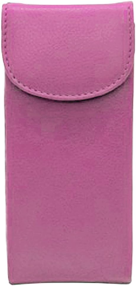 ili New York 6470 Leather Double Eyeglass Holder