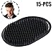 Kapmore 15 PCS Palm Brush Pocket Comb Creative Scalp Massage Brush Portable Shampoo Hair Comb for Men