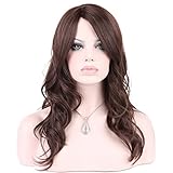 KeeWig Synthetic Brown Wig Long Wavy Mix Light Auburn ANGEL #FS6/30