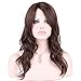 KeeWig Synthetic Brown Wig Long Wavy Chestnut Brown Frosted Light Auburn ANGEL #FS6/30