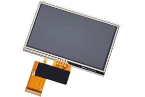 ARFEPA LCD Screen Replacement for TIANMA TM043NBH02 4.3''Inch 480(RGB)×272 40 pins FPC TFT GPS Display Touchscreen Repair