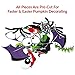 Pumpkin Decorating Kit Stickers – 44 Piece Halloween Funny Foam Face Decorating Kits