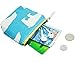 iSuperb Pack of 4 Canvas Coin Purse Change Cash Bag Zipper Small Purse Wallets (Cute Animal)
