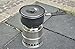 wolfyok Portable Stainless Steel Wood Burning Camp Stove (TM) Outdoor Firewood/Wood Camp Stove for Camping, Hunting, Backpacking, Picnic