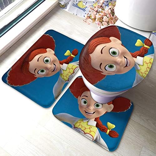 トイストーリーキャラクター21 トイレマット 吸水速乾 滑り止め 新作入荷 新品 足元マット 便座カバー かわいい フタカバー おしゃれ 3点セット トイレファブリック