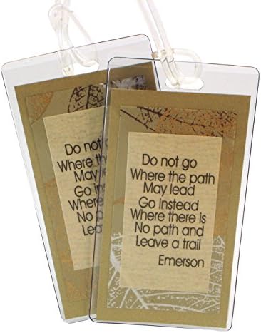 Inspirational Luggage Tags Set of Two Made in the USA