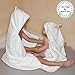 Liname Organic Bamboo Hooded Baby Towel Ultra Soft, Thick & Extra Absorbent - Extra Large Bath Towel for Infants & Toddlers - Keeps Your Baby Warm & Cosy (Mouse)