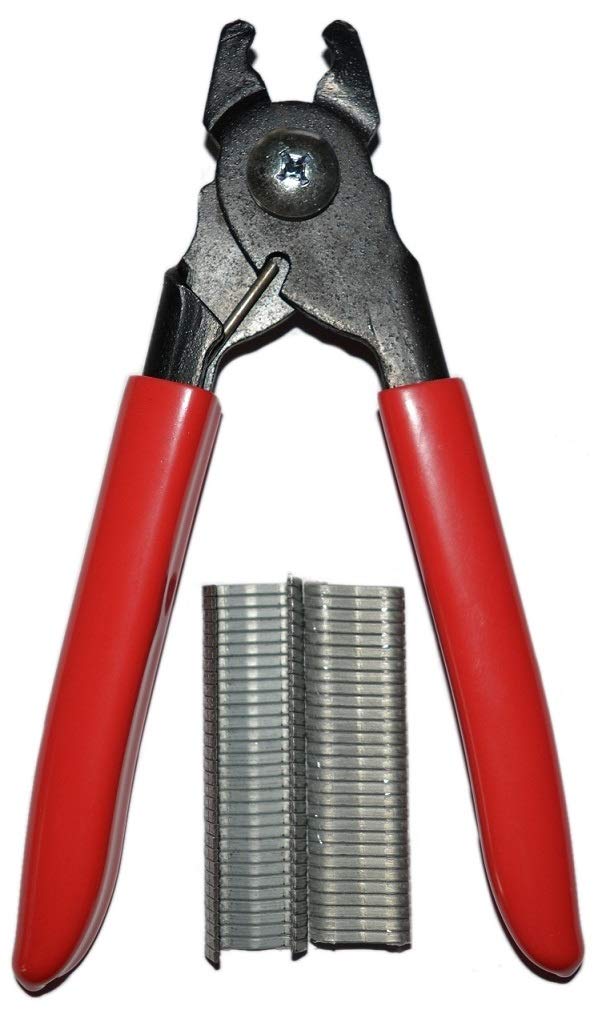 Hand Crimper for Sausage Brand - Sausage Casing Closures, 60 Clips Included