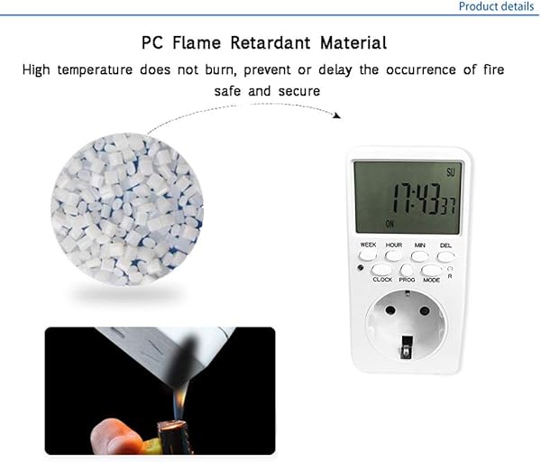 MLYDW Smart Socket Energiespar Timer programmierbare elektronische Digitale Timer EU Stecker Smart Home Haushaltsgerte