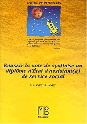 Réussir la note de synthèse au diplôme d'État d'assistant(e) de service social