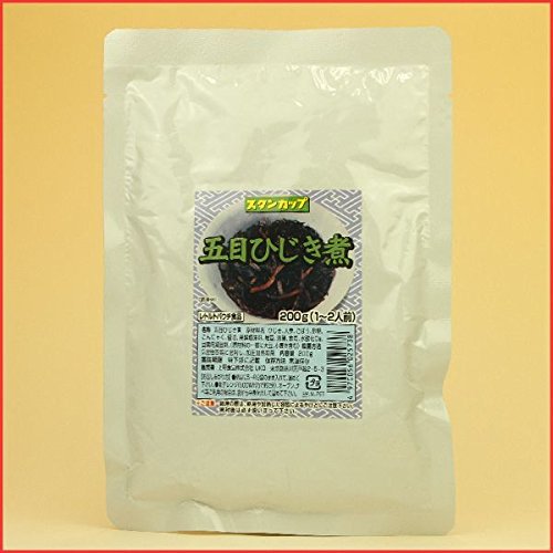 Japanese Side Dishes Vegetables Boiled with Sea Vegetable Hijiki 200g X 3 Retort-pouch Packs(precooked Foods / Emergency Foods)