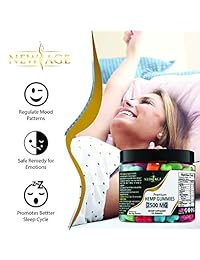 New Age Naturals Gomitas de cáñamo – 20 mg por gomita - extracto de cáñamo orgánico infundido – (125...