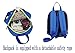 YUPING Toddler kids Dinosaur Backpack Book Bags with Safety Leash for Boys Girls (Style:6 Dark blue)