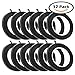 HQGOODS 12 Pcs Black Graphic Tape，Whiteboard Gridding Graphic Chart Tape Marking Tape Self Adhesive,3mm/1/8”Width