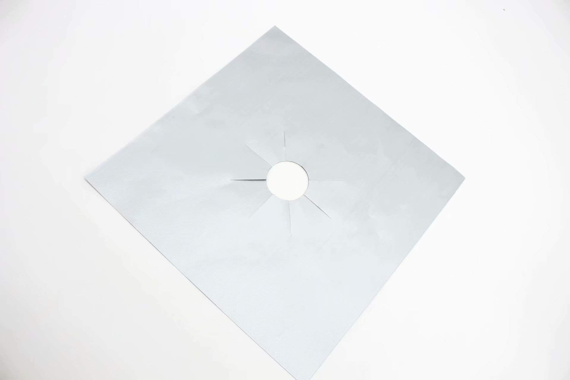 Gas Range Protectors 4 Pack Reusable Gas Hob Liners Non Stick Stove Burner Covers- 10.6” x 10.6”