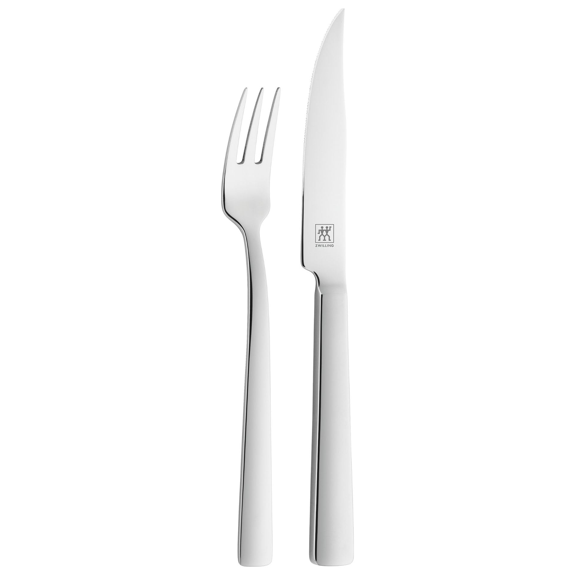 ZWILLING 07150-259-0 Dinner Steak Cutlery, Stainless Steel, 2 Piece, Splitter, Silver, Argentée