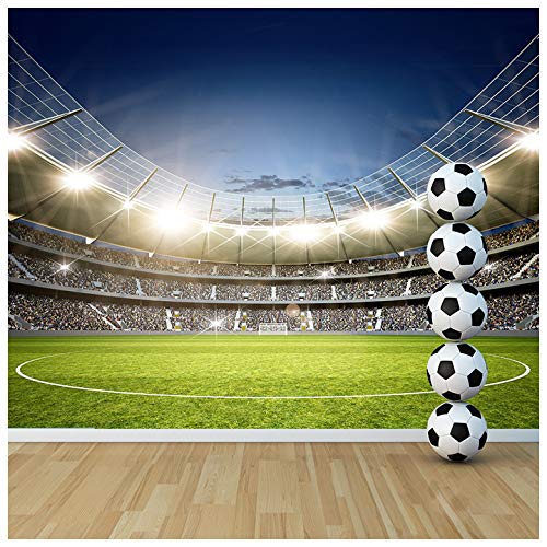 azutura Football Stadium Wall Mural Football Soccer Photo Wallpaper