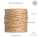 Royal Imports Bind Wire Wrap Twine, Paper Fiber Covered Waterproof Metal Wire Rustic Vine for Flower Bouquets, Floral Wrapping, Art Craft Projects - 26 Gauge (673 Ft) - Natural