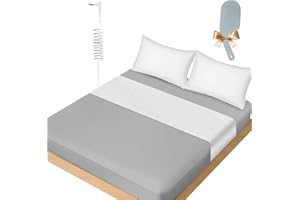 F FINEC Universal Grounding Sheet, 10% Silver Fiber 90% Organic Cotton Grounding Mat for Bed Connect Earth, Grounding Bed She