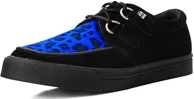 blue on blue sneakers leopard