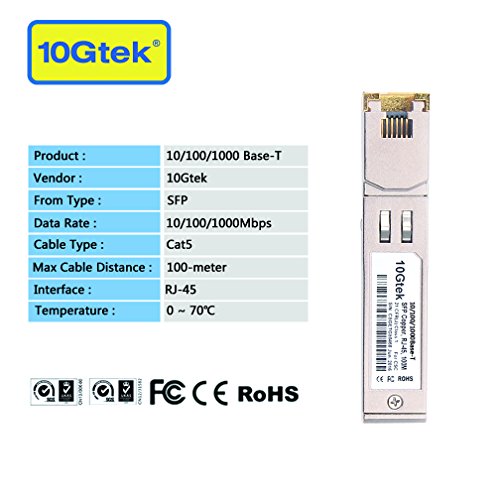 4 10Gtek+Compatible+1000BASE+T+Transceiver+Auto+Negotiation