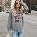 Amlaiworld Junior Girl Shirt Back to School Letter Print Tops Round Neck Long Sleeve Casual Sweatshirt Pullover Graythumb 4